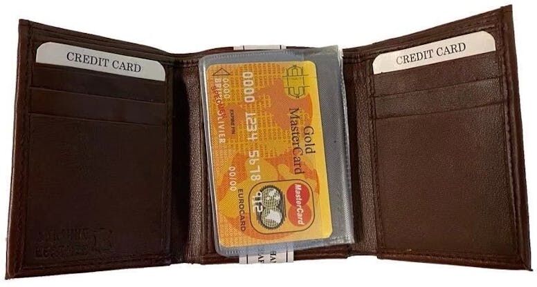 Men's Tri-Fold Genuine Leather Wallet