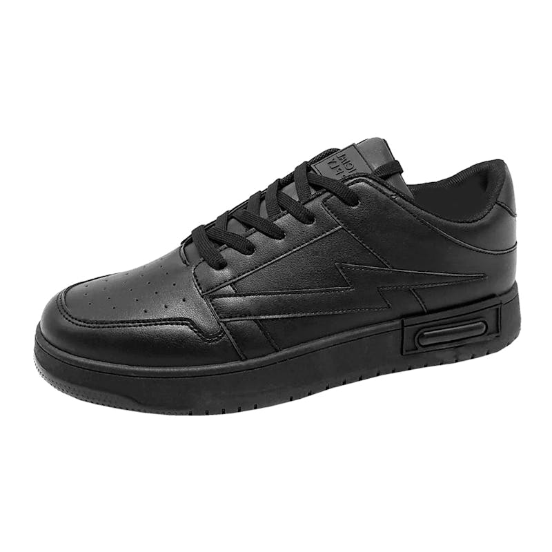 Men's Low Court Sneakers - Black  Sizes 7-12