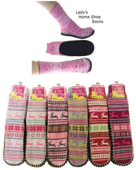 Women's Slipper Socks - Size 9-11