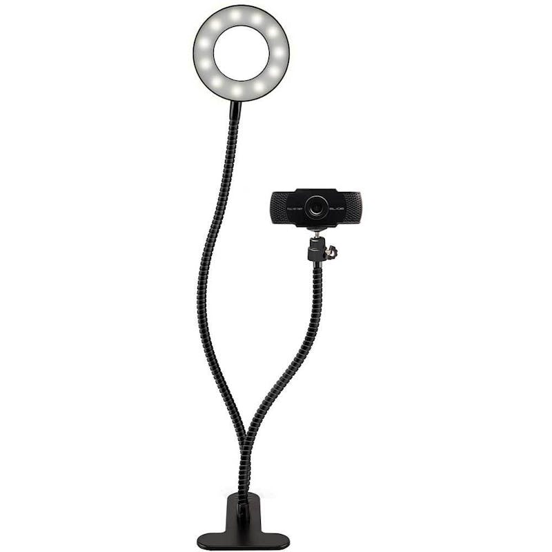 Webcam & LED Light Combo Stands - 1080P 30FPS