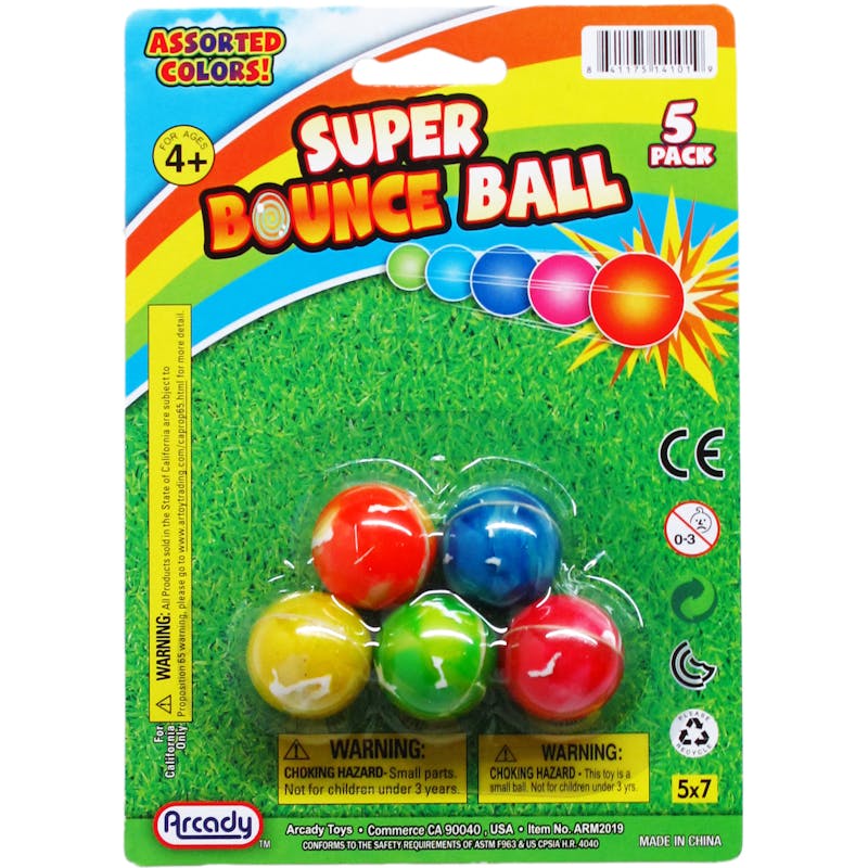 Super Bounce Balls - 5 Pack  1"