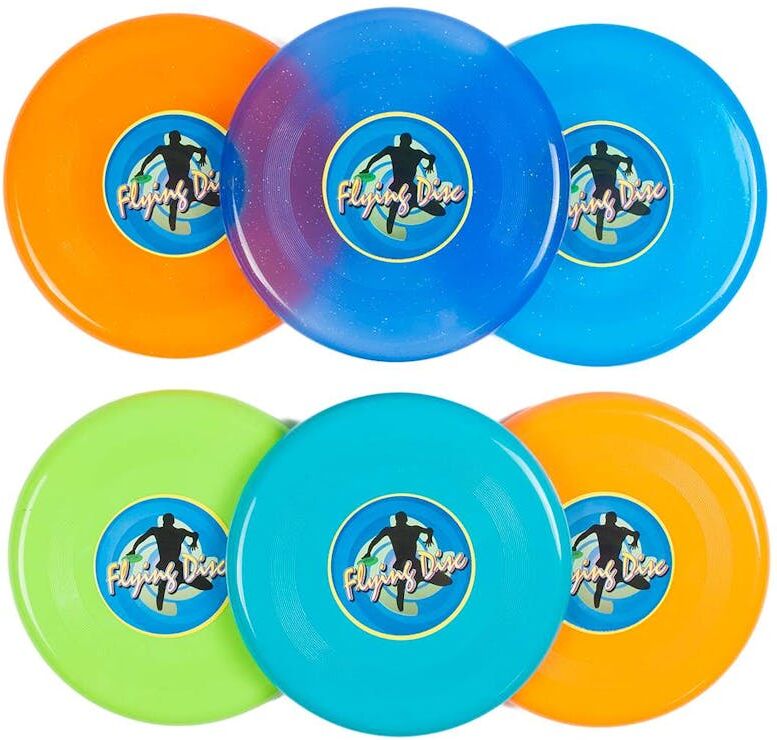 Flying Disc Toys - Plastic  Assorted Colors  Ages 4+