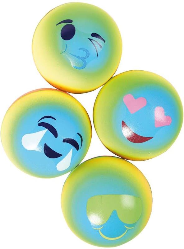 Emoji Stress Balls - Rainbow Colored