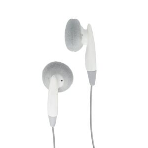 Disposable Earbuds with Foam Earpads - White