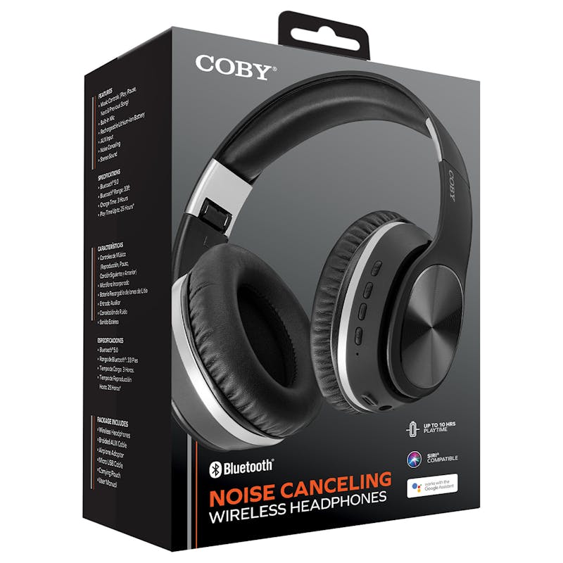 Noise Canceling Wireless Headphones - Black