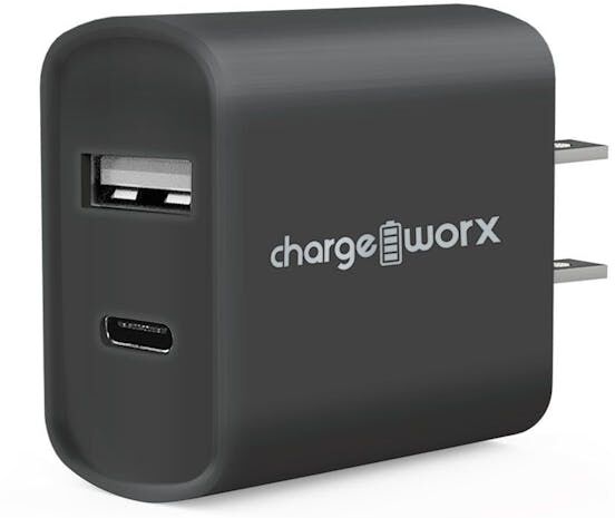 USB and USB-C Wall Chargers - Black