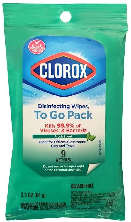 Clorox Disinfecting Wipes - Fresh Scent  To Go Pack