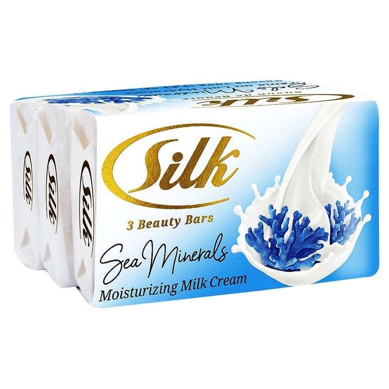 Silk Beauty Bar Soap - 3 Pack  Sea Minerals