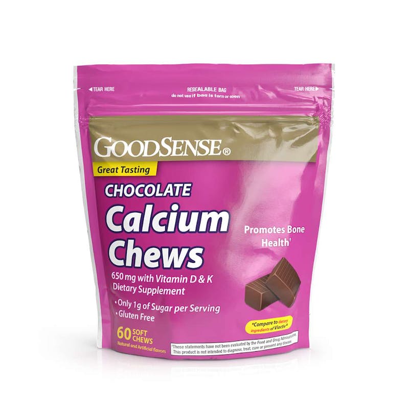 Calcium Chews - Chocolate  650 mg  60 Chews