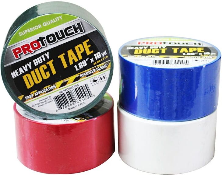 Duct Tape - 2" x 10 yards  4 Colors