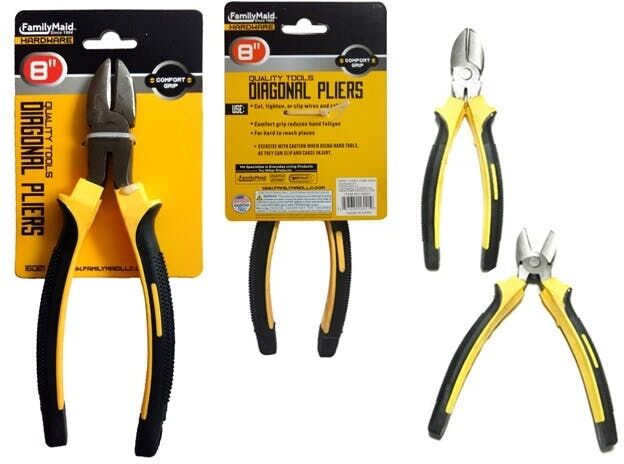 Diagonal Pliers - Comfort Grip  8"