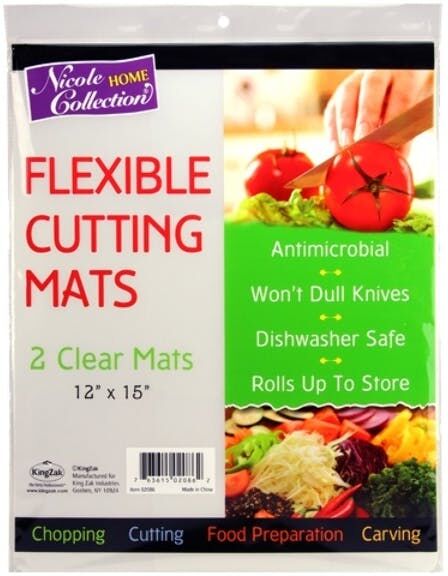 Cutting Mats - Clear - 2-Packs - Nicole Home Collection