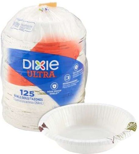 Dixie Foods Bowls - Heavyweight  12 oz  White