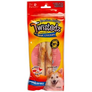 Dog Twistedz Sticks - 2 Pack  Real Chicken