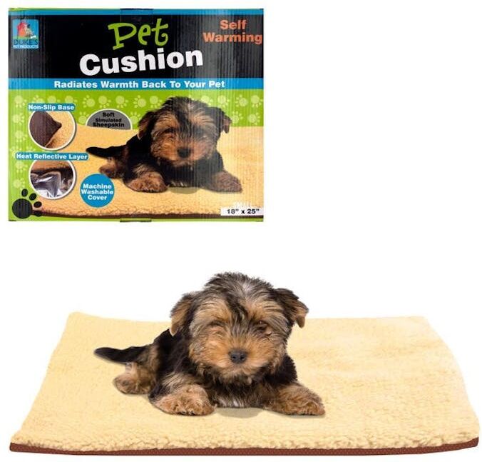 Self-Warming Pet Cushions - No Cords  18" x 25"