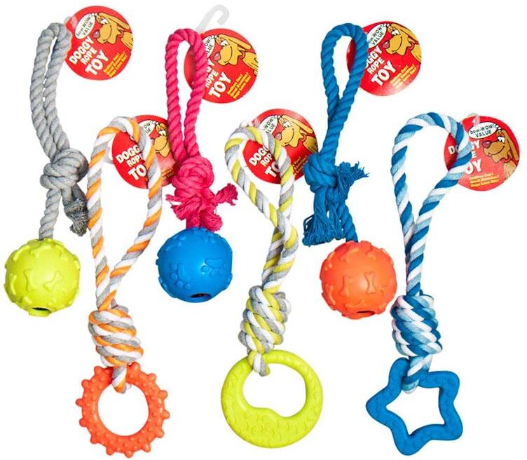 Dog Rope Chew Toys - Assorted Styles & Colors