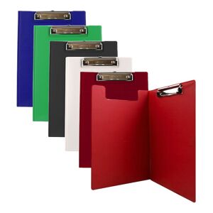 Covered Clipboard Folder - Low Profile Clip  PVC Covered Board  Assorted Colors