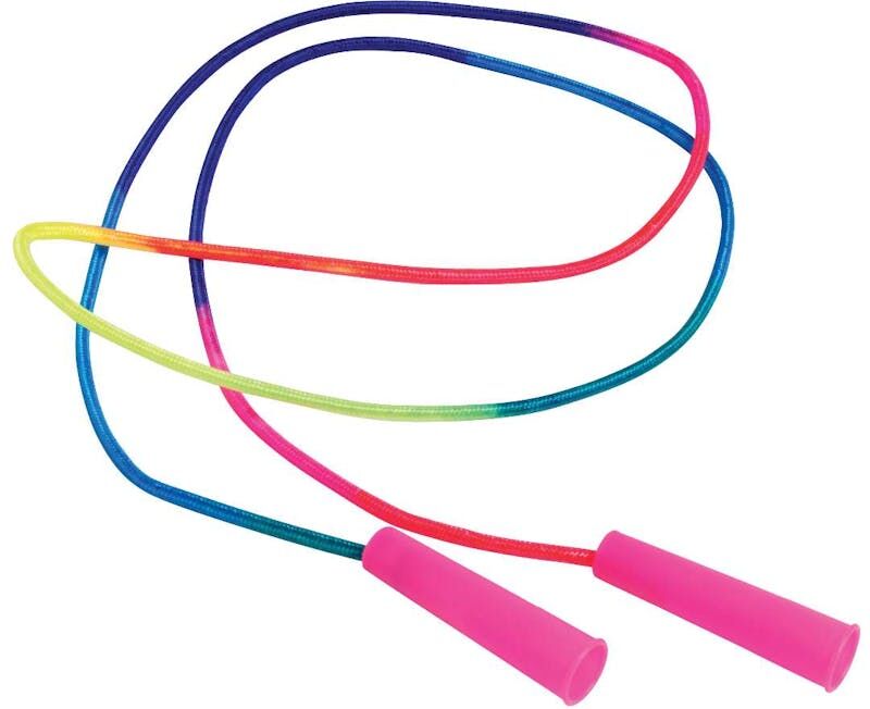 Rainbow Jump Ropes - Plastic  84"