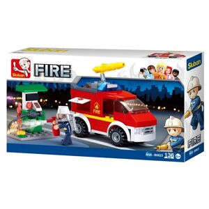 Fire Truck Building Brick Kits - 136 Pieces  Ages 6+