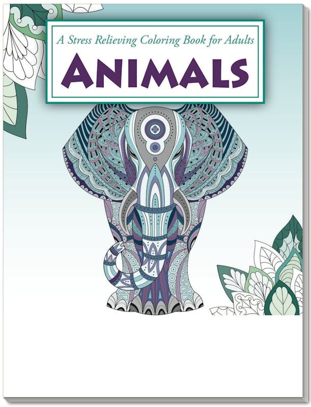 Adult Coloring Books - 24 Pages  Animals