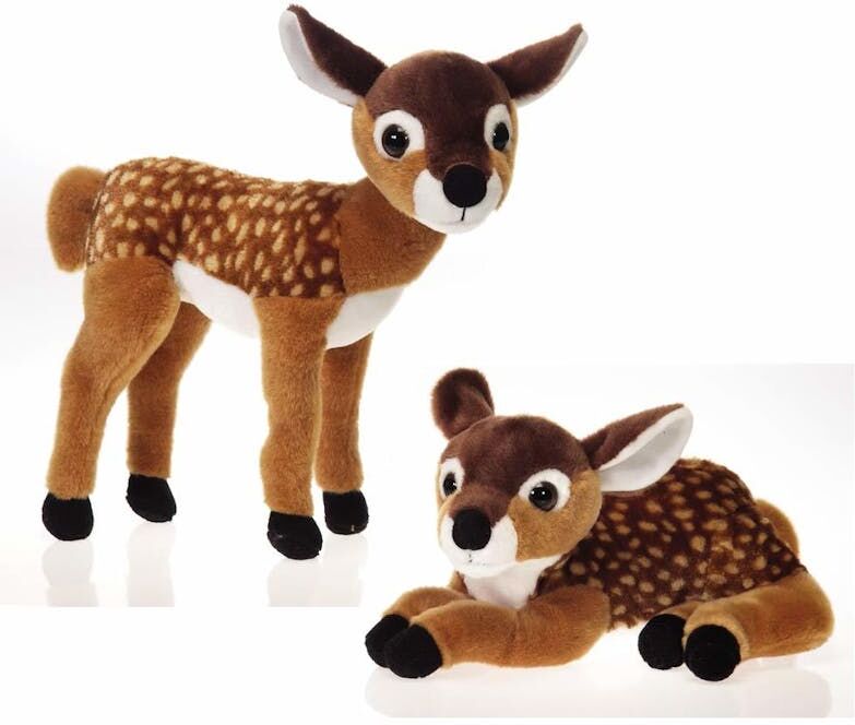 Fawn Plush Toys - Assorted Designs  Ages 3+  10"