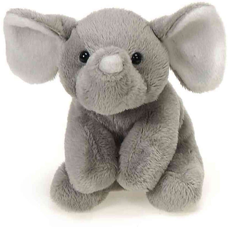 Sitting Elephant Plush Toys - 5"  Bean Bag  Ages 3+