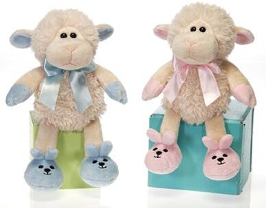 Baby Lamb Plush Toys - Assorted Colors  7"