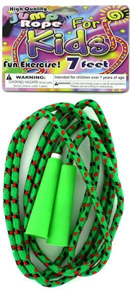 Kids Jump Ropes - Multicolor  Nylon  7'