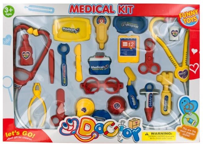 Toy Medical Kits - Durable Plastic