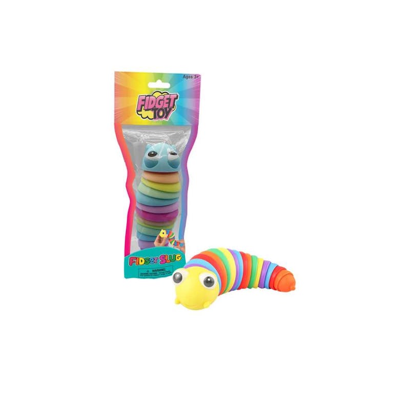 Fidget Toy Slugs - Assorted Colors  6.5"