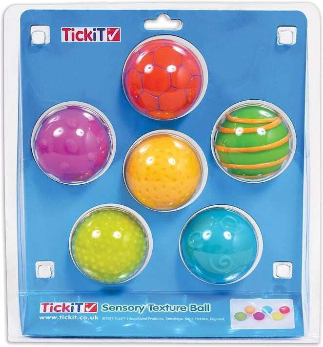 Sensory Texture Balls - 6 Pack