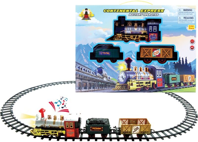 Continental Train Sets - Lights & Sounds  Battery Operated