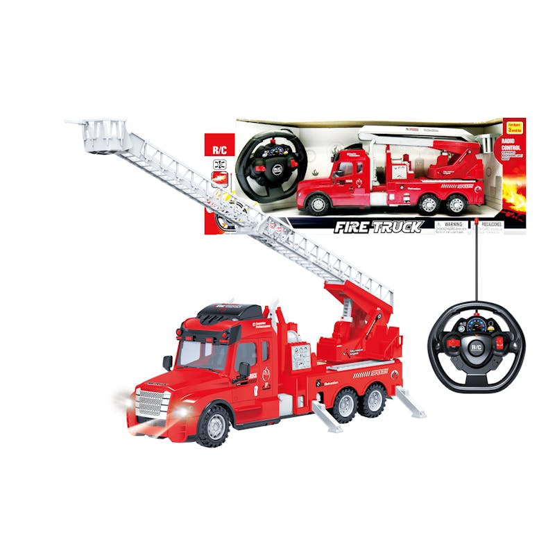 Fire Rescue Truck Toys - Light  Remote Control  14"