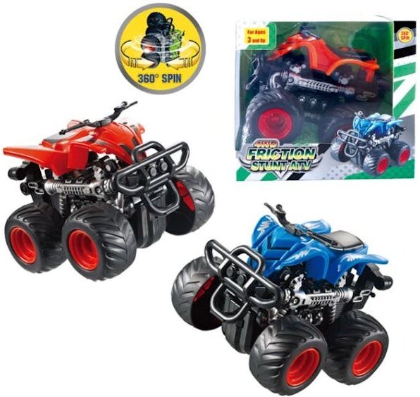 Friction Powered ATV - Assorted Colors  5.15"