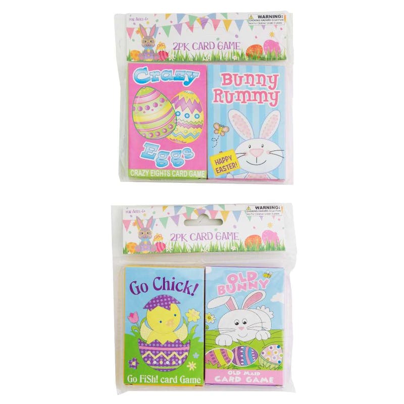 Easter Card Games - 2 per Pack  2 Assortments