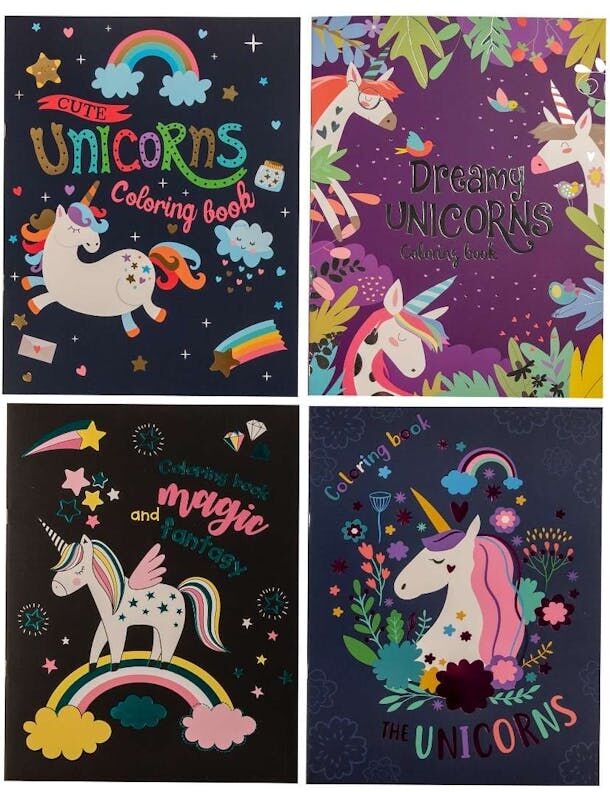 Unicorn Coloring Books - Assorted Styles