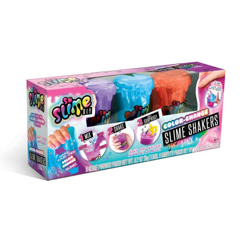 DIY Color Changing Slime Shaker Kits - 3 Pack  Assorted