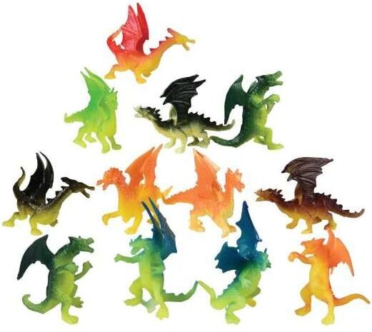 Plastic Dragon Action Figures - 3+ Years