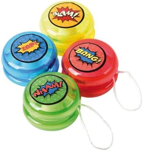 Comic Yo-Yos - Assorted  324 Count