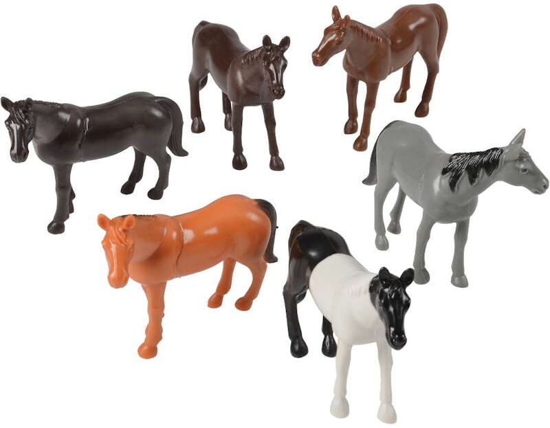 Toy Horses - Plastic  Assorted Styles  4.5"