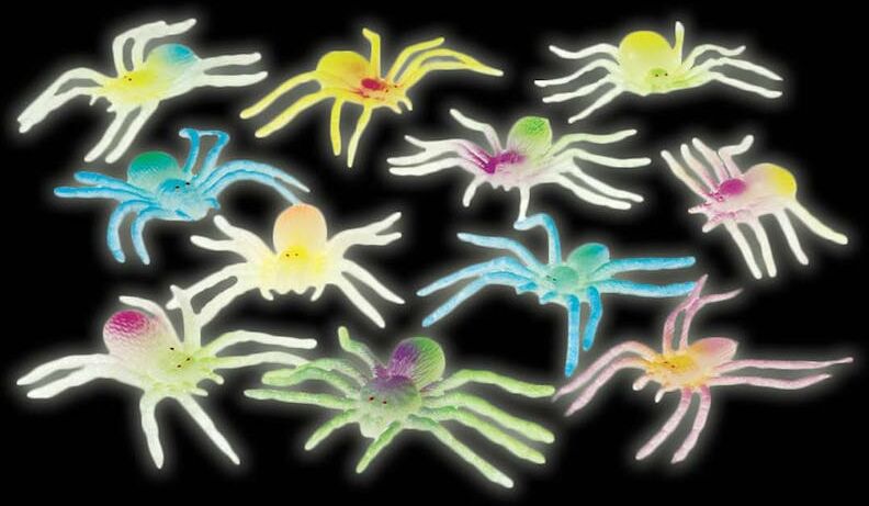 Toy Glow in the Dark Spiders