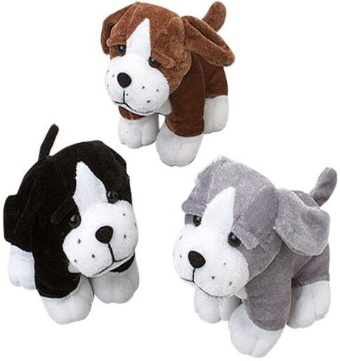 Dogs Stuffed Animals - Sitting  Ages 3+  5"