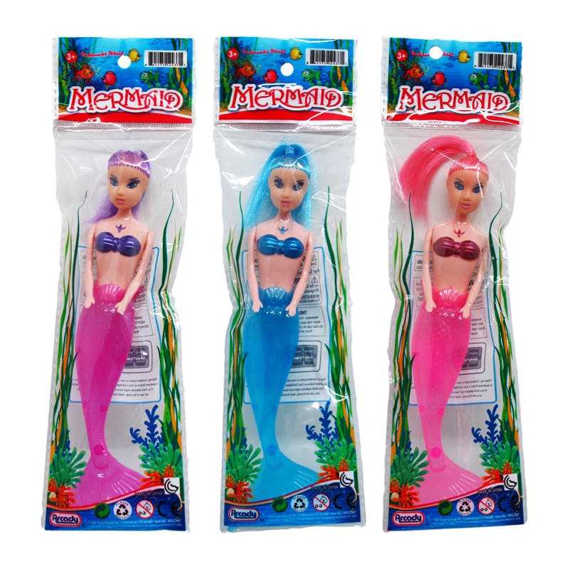 Mermaid Dolls - Assorted Colors  8.5"