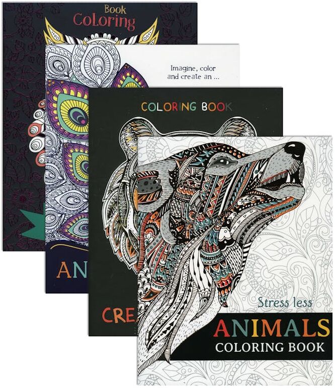 Adult Coloring Books - Assorted Animal Titles