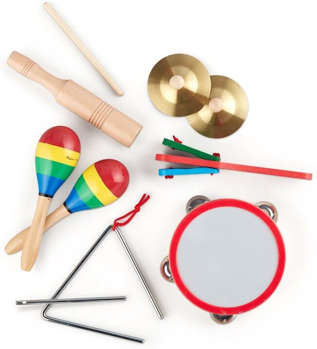 Melissa & Doug Musical Instrument Toys - 10 Pieces  Ages 3+