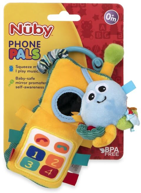 Nuby Plush Phone Pals Toys - Musical  Hanging