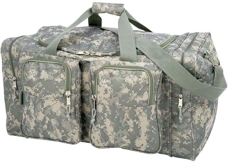 Duffel Bags - 26"  Camo Print  Heavy-Duty  Water-Resistant