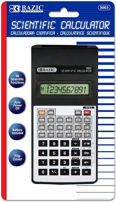 Scientific Calculators - 56 Function  Flip Cover  10 Digit