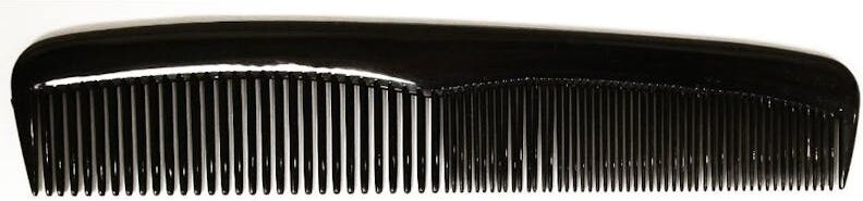 8" Hair Dressing Combs - Black  Plastic