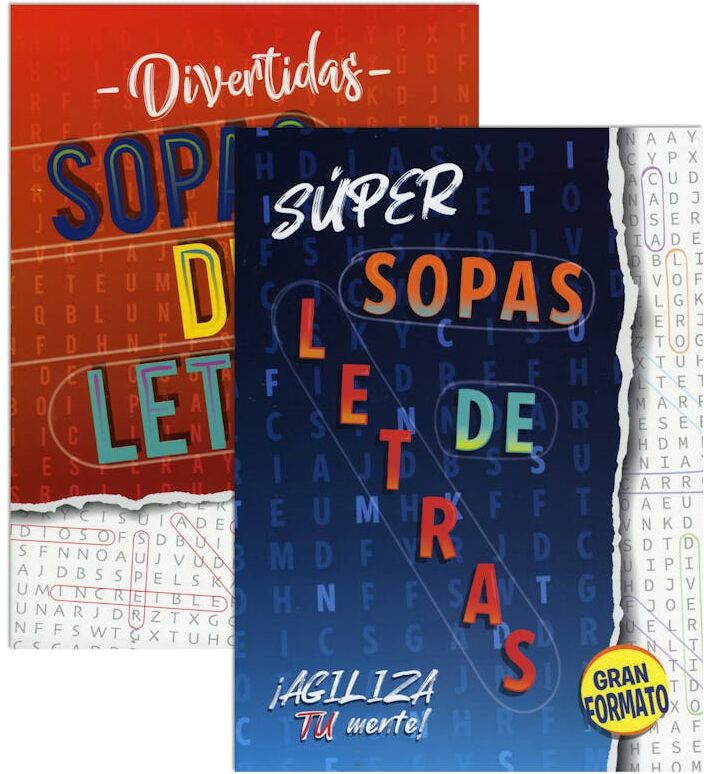 Spanish Word Search Books - Large Print  8" x 11"